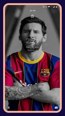 Lionel Messi HD Wallpapers android App screenshot 4