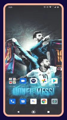 Lionel Messi HD Wallpapers android App screenshot 5