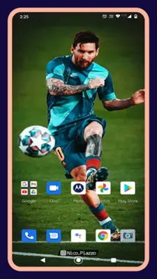 Lionel Messi HD Wallpapers android App screenshot 6